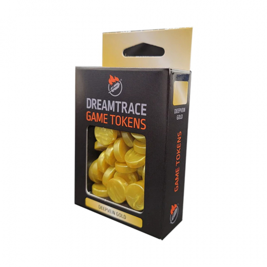 DreamTrace Game Tokens: Deepvein Gold ryhmässä SEURAPELIT / Tarvikkeet / Muut @ Spelexperten (GHDTTK17)