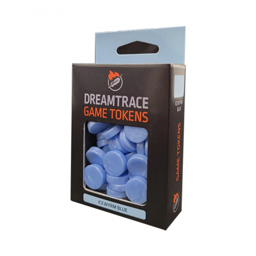 DreamTrace Game Tokens: Icewyrm Blue ryhmässä SEURAPELIT / Tarvikkeet / Muut @ Spelexperten (GHDTTK20)
