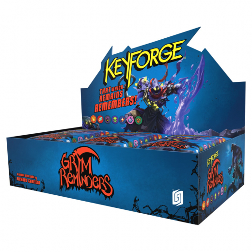 Keyforge: Grim Reminders - Archon Deck Display ryhmässä SEURAPELIT / Korttipelit @ Spelexperten (GHGKF17-DIS)