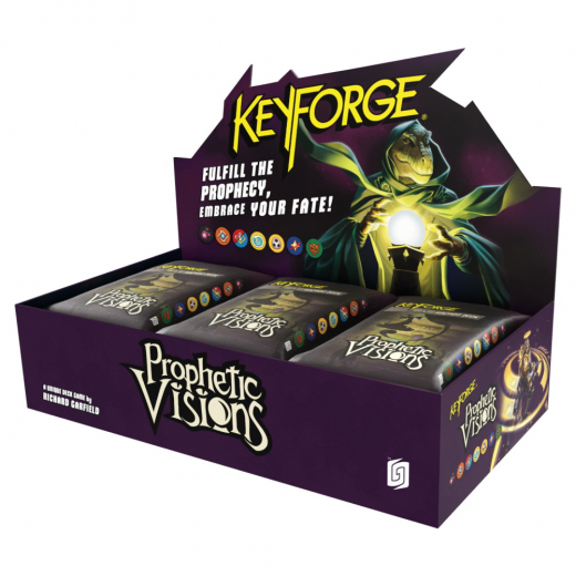 Keyforge: Prophetic Visions - Archon Deck Display ryhmässä SEURAPELIT / Korttipelit @ Spelexperten (GHGKF20d-DIS)