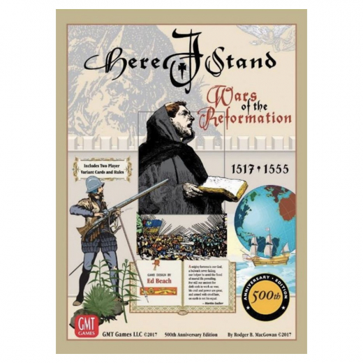 Here I Stand: Wars of the Reformation 1517-1555 - 500th Anniversary Edition ryhmässä SEURAPELIT / Strategiapelit @ Spelexperten (GMT0512-24)