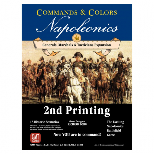 Commands & Colors: Napoleonics - Generals, Marshals & Tacticians (Exp.) ryhmässä SEURAPELIT / Lisäosat @ Spelexperten (GMT1513)