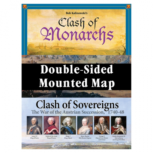 Clash of Sovereigns - Clash of Monarchs - Mounted Map (Exp.) ryhmässä SEURAPELIT / Tarvikkeet / Muut @ Spelexperten (GMT2404)