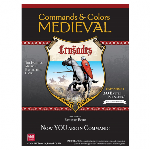 Commands & Colors: Medieval - Expansion 1 - Crusades Mid-Eastern Battles 1 ryhmässä SEURAPELIT / Lisäosat @ Spelexperten (GMT2414)