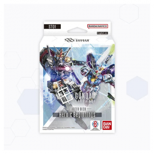 Gundam CG: Heroic Beginnings Starter Deck ST01 ryhmässä SEURAPELIT / Korttipelit @ Spelexperten (GUNCGST01)