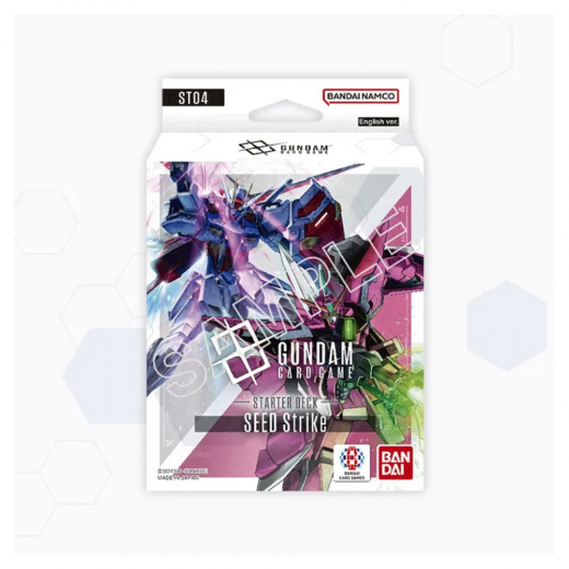 Gundam CG: SEED Strike Starter Deck ST04 ryhmässä SEURAPELIT / Korttipelit @ Spelexperten (GUNCGST04)