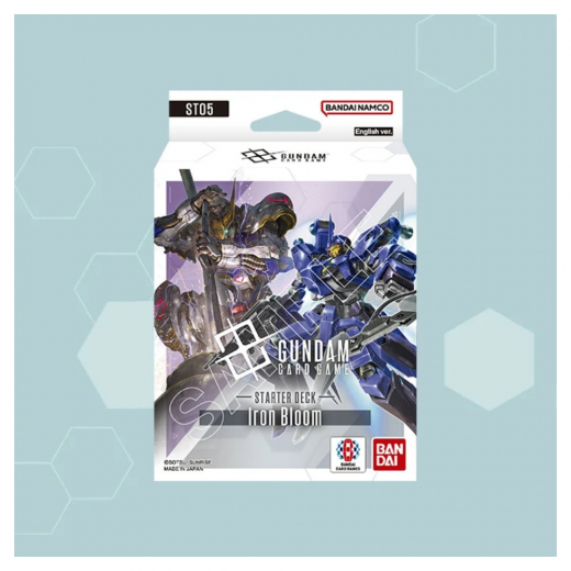 Gundam CG: Iron Bloom Starter Deck ST05 ryhmässä SEURAPELIT / Korttipelit @ Spelexperten (GUNCGST05)