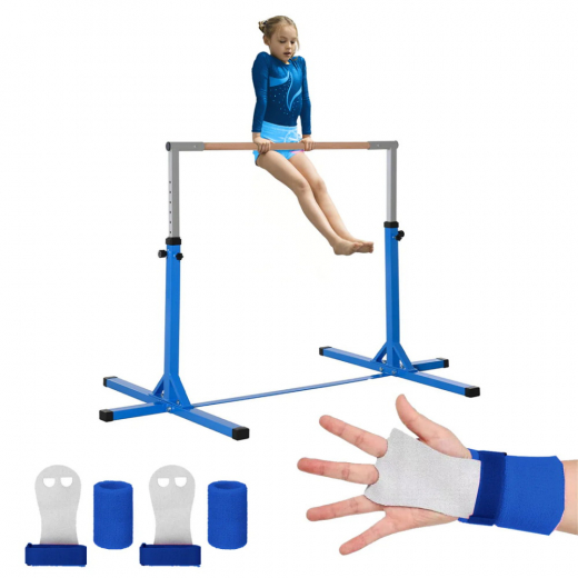 Lasten voimistelutanko, sininen ryhmässä LELUT / Ulkoleikit @ Spelexperten (GYM-BAR-B)