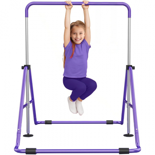 Kokoontaitettava Voimistelutanko Lapsille, Violetti ryhmässä LELUT / Ulkoleikit @ Spelexperten (GYM-BAR-KIDS-PPL)