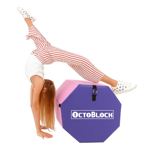 Kahdeksankulmaiset Voimistelupalikat, Pinkki Ja Violetti ryhmässä LELUT / Ulkoleikit @ Spelexperten (GYM-OCTAGON-MAT)