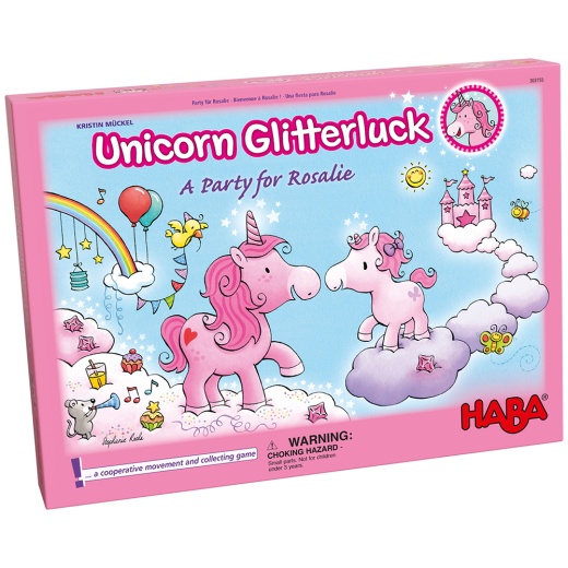 Unicorn Glitterluck: A Party for Rosalie ryhmässä SEURAPELIT / Lastenpelit @ Spelexperten (HABA297)