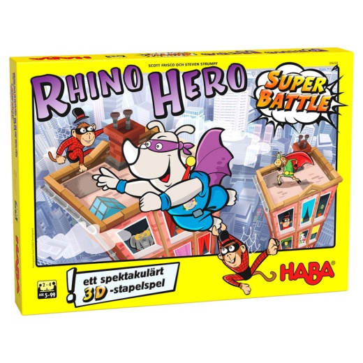 Rhino Hero: Super Battle (FI) ryhmässä SEURAPELIT / Perhepelit @ Spelexperten (HABA5692)