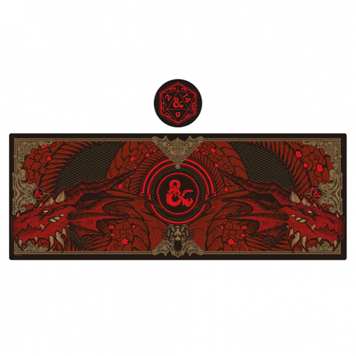 Dungeons & Dragons Desk Pad & Coaster Set ryhmässä LELUT / Collectibles / Dungeons & Dragons collectables @ Spelexperten (HAS-DUN23)