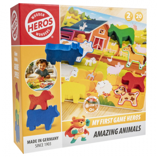 My First Game Heros - Amazing Animals ryhmässä SEURAPELIT / Lastenpelit @ Spelexperten (HE0033)