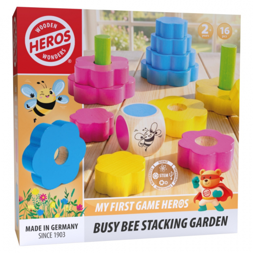 My First Game Heros Busy Bee Stacking Garden ryhmässä SEURAPELIT / Lastenpelit @ Spelexperten (HE0034)