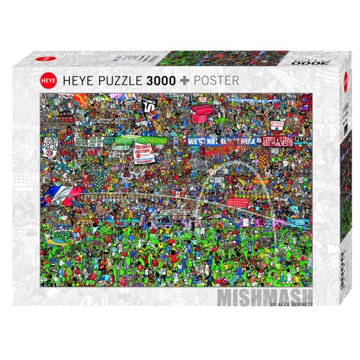 Heye : Football History 3000 Palaa ryhmässä PALAPELIT / 2000 palaa > @ Spelexperten (HE29205)