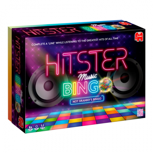 Hitster Music Bingo (FI) ryhmässä SEURAPELIT / Juhlapelit @ Spelexperten (HIT010NOR)