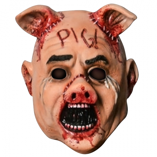 Latex Mask Devil Pig ryhmässä LELUT / Naamiaiset / Naamiot @ Spelexperten (HOR-DEV)