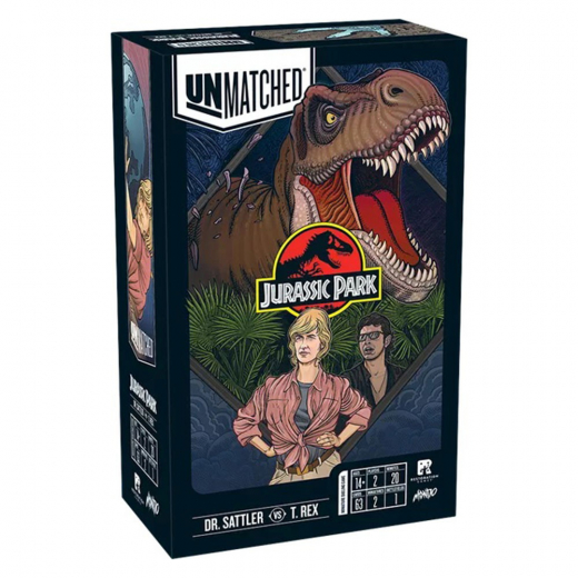 Unmatched: Jurassic Park - Dr. Sattler vs. T-Rex ryhmässä SEURAPELIT / Strategiapelit @ Spelexperten (IEL0829)