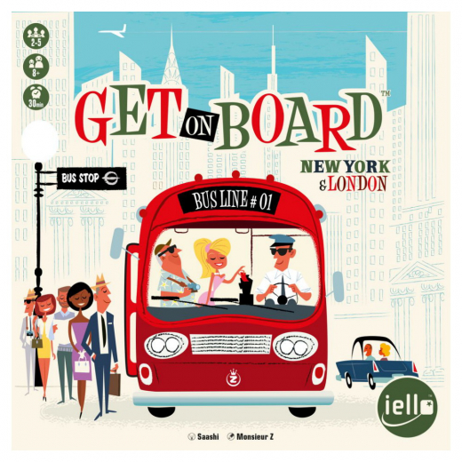 Get on Board: New York & London (FI) ryhmässä SEURAPELIT / Strategiapelit @ Spelexperten (IEL51827NOR)