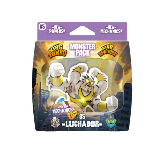 King of Tokyo/New York: Monster Pack - Luchador (Exp.) ryhmässä SEURAPELIT / Lisäosat @ Spelexperten (IEL70361)