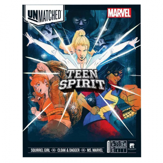 Unmatched: Marvel - Teen Spirit ryhmässä SEURAPELIT / Strategiapelit @ Spelexperten (IEL_UM03)