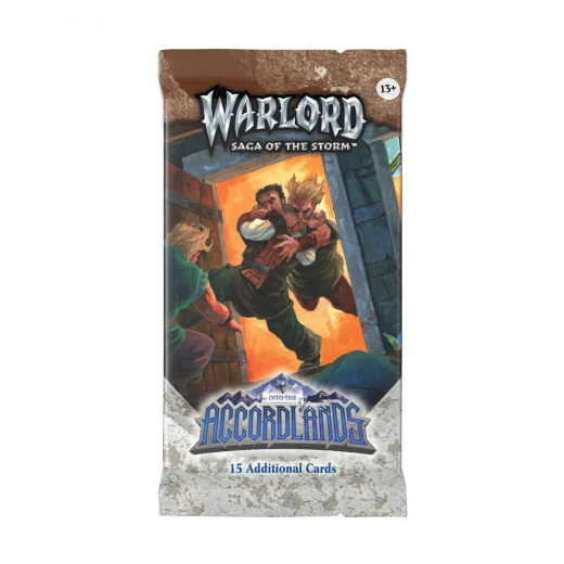 Warlord: Saga of the Storm - Into Accordlands Booster Pack ryhmässä SEURAPELIT / Korttipelit @ Spelexperten (ITA-BB-24)