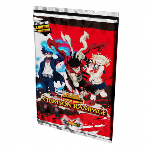 My Hero Academia CCG: Crimson Rampage Booster ryhmässä SEURAPELIT / Korttipelit @ Spelexperten (JASMHA02B)