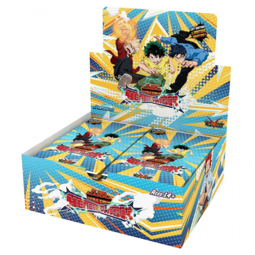 My Hero Academia CCG: Heroes Clash Booster Display ryhmässä SEURAPELIT / Korttipelit @ Spelexperten (JASUVS03A-DIS)