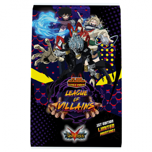 My Hero Academia CCG: League of Villains Booster Pack ryhmässä SEURAPELIT / Korttipelit @ Spelexperten (JASUVS04B-BOS)