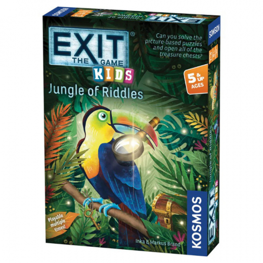 Exit: The Game - Kids: Jungle of Riddles ryhmässä SEURAPELIT / Escape Room @ Spelexperten (KOS1813)