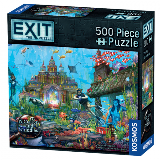 Exit: Puzzle - The Key to Atlantis 500 Palaa ryhmässä SEURAPELIT / Escape Room @ Spelexperten (KOS51182)