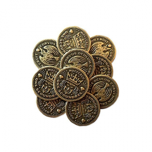 Caper: Europe - Deluxe Coin Pack ryhmässä SEURAPELIT / Tarvikkeet / Muut @ Spelexperten (KYM08CP)