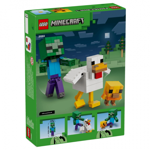 LEGO Minecraft - Hönsryttare ryhmässä LELUT / LEGO @ Spelexperten (L-21582)