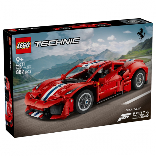 LEGO Technic - Ferrari 488 Pista bil ryhmässä LELUT / LEGO / LEGO Technic @ Spelexperten (L-42235)
