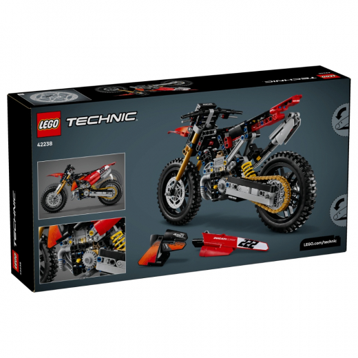 LEGO Technic - Ducati Desmo450 MX Factory motorcykel ryhmässä LELUT / LEGO / LEGO Technic @ Spelexperten (L-42238)