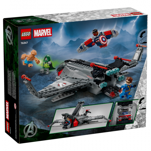 LEGO Marvel - Avengers Doomsday Quinjet ryhmässä LELUT / LEGO / LEGO Marvel @ Spelexperten (L-76347)