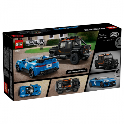 LEGO Speed Champions - Jaguar Project 7 och Land Rover Defender ryhmässä LELUT / LEGO / LEGO Speed Champions @ Spelexperten (L-77264)
