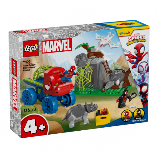 LEGO Marvel - Team Spideyn pelastus Dino Crawlerilla ryhmässä LELUT / LEGO @ Spelexperten (L11199)