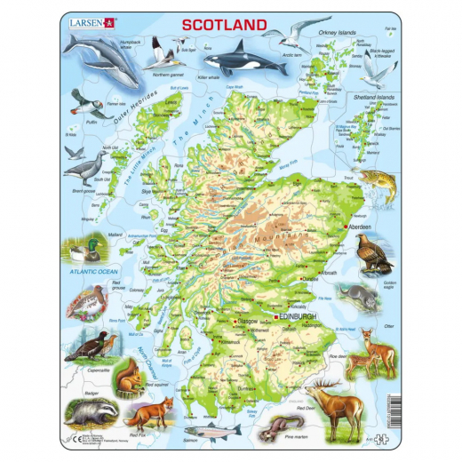 Larsen Palapeli Scotland 63 Palaa ryhmässä PALAPELIT / Lasten palapelit @ Spelexperten (LA-A41-GB)