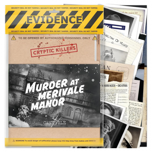 Cryptic Killers: Murder at Merivale Manor ryhmässä SEURAPELIT / Escape Room @ Spelexperten (LBL1007)