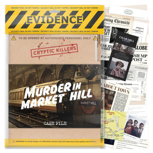 Cryptic Killers: Murder in Market Hill ryhmässä SEURAPELIT / Escape Room @ Spelexperten (LBL1009)