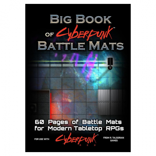 Big Book of Cyberpunk RED Battle Mats ryhmässä Tulevat julkaisut @ Spelexperten (LBM012)