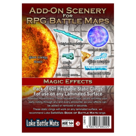 Add-On Scenery for RPG Maps - Magic Effects (Exp.) ryhmässä SEURAPELIT / Roolipelit @ Spelexperten (LBM019)