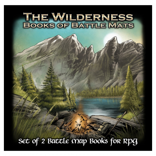 Books of Battle Mats - The Wilderness ryhmässä SEURAPELIT / Tarvikkeet / Muut @ Spelexperten (LBM023)