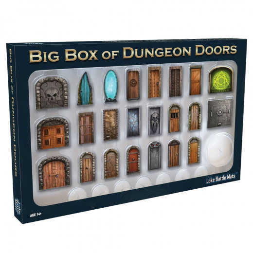 Big Box of Dungeon Doors ryhmässä SEURAPELIT / Tarvikkeet @ Spelexperten (LBM038)