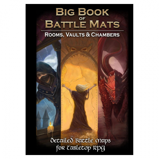 Big Book of Battle Mats - Rooms, Vaults & Chambers ryhmässä SEURAPELIT / Roolipelit @ Spelexperten (LBM042)