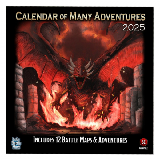 Calendar of Many Adventures 2025 ryhmässä SEURAPELIT / Roolipelit @ Spelexperten (LBM048)