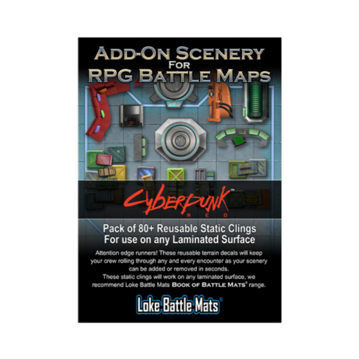 Add-On Scenery for RPG Maps - Cyberpunk (Exp.) ryhmässä SEURAPELIT / Roolipelit / Cyberpunk Red RPG @ Spelexperten (LBM063)
