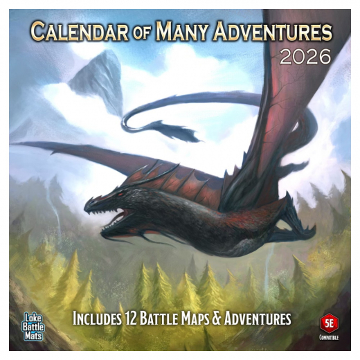 Calendar of Many Adventures 2026 ryhmässä SEURAPELIT / Roolipelit @ Spelexperten (LBM073)